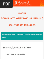 Area of Triangle: 1/2abSin(C) Worksheet | PDF | Area | Triangle