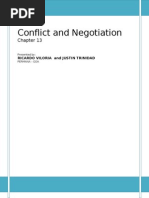 Chapter 13 - Conflict and Negotiation