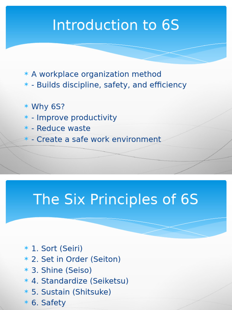 Understanding the 6S Methodology | PDF