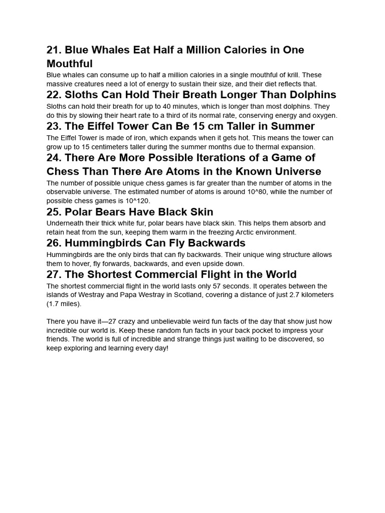Facts 3 | PDF