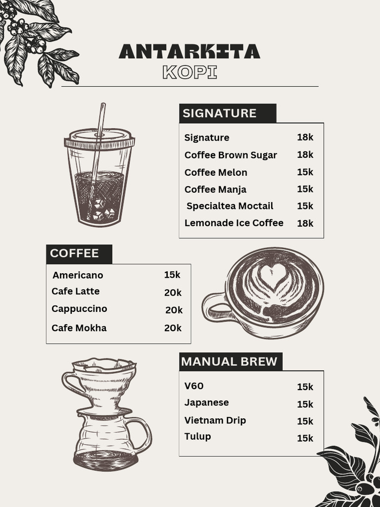 Antarkita - Menu (Sept. 2024) | PDF