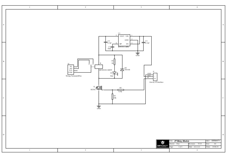 3V Relay Module DFR0473 Overview | PDF