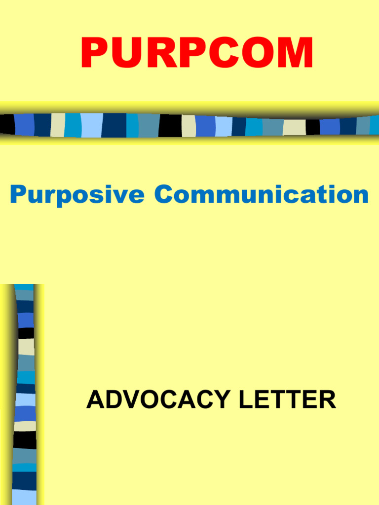 Advocacy Letter and 7 Cs of Writing | PDF