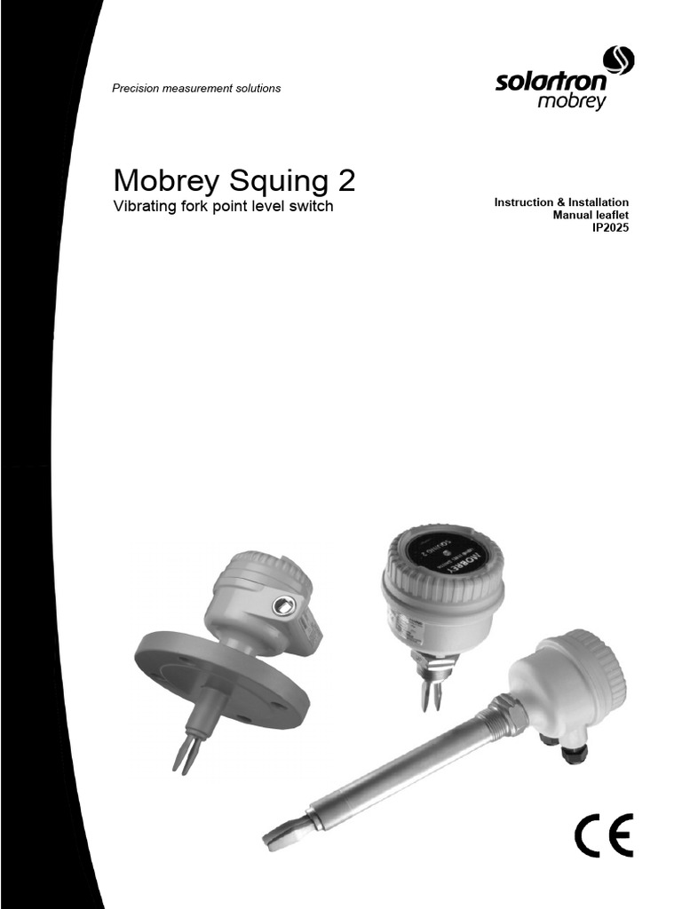 Mobrey Squing 2: Vibrating Fork Point Level Switch | PDF | Ingeniería ...