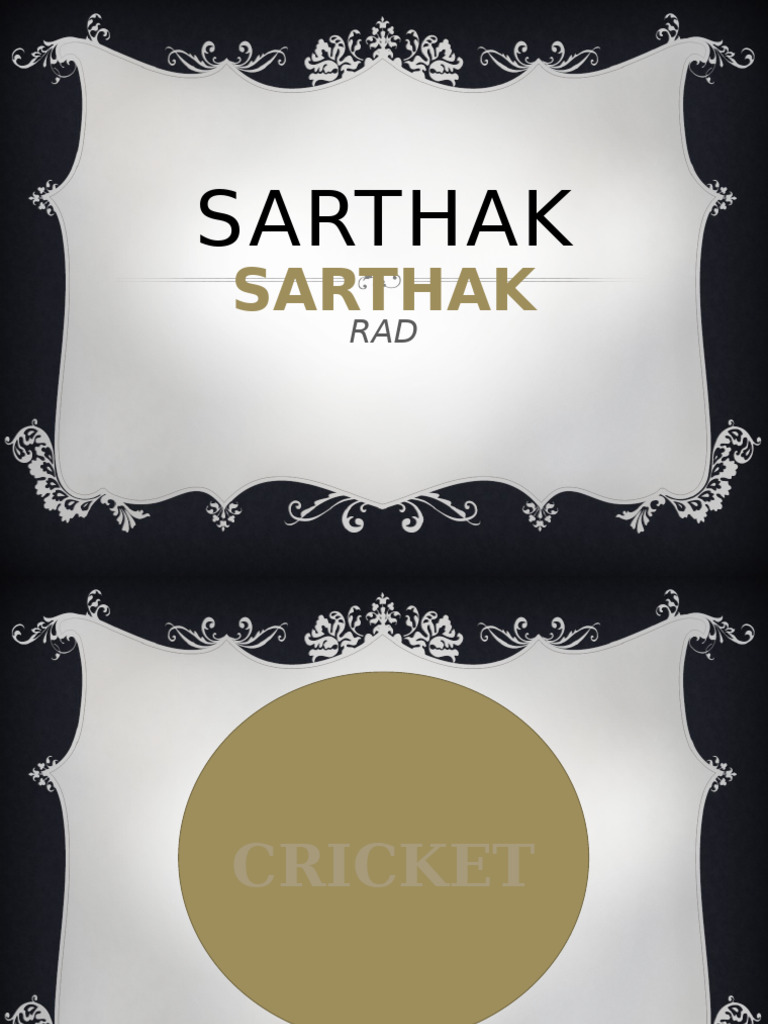 Sarthak | PDF