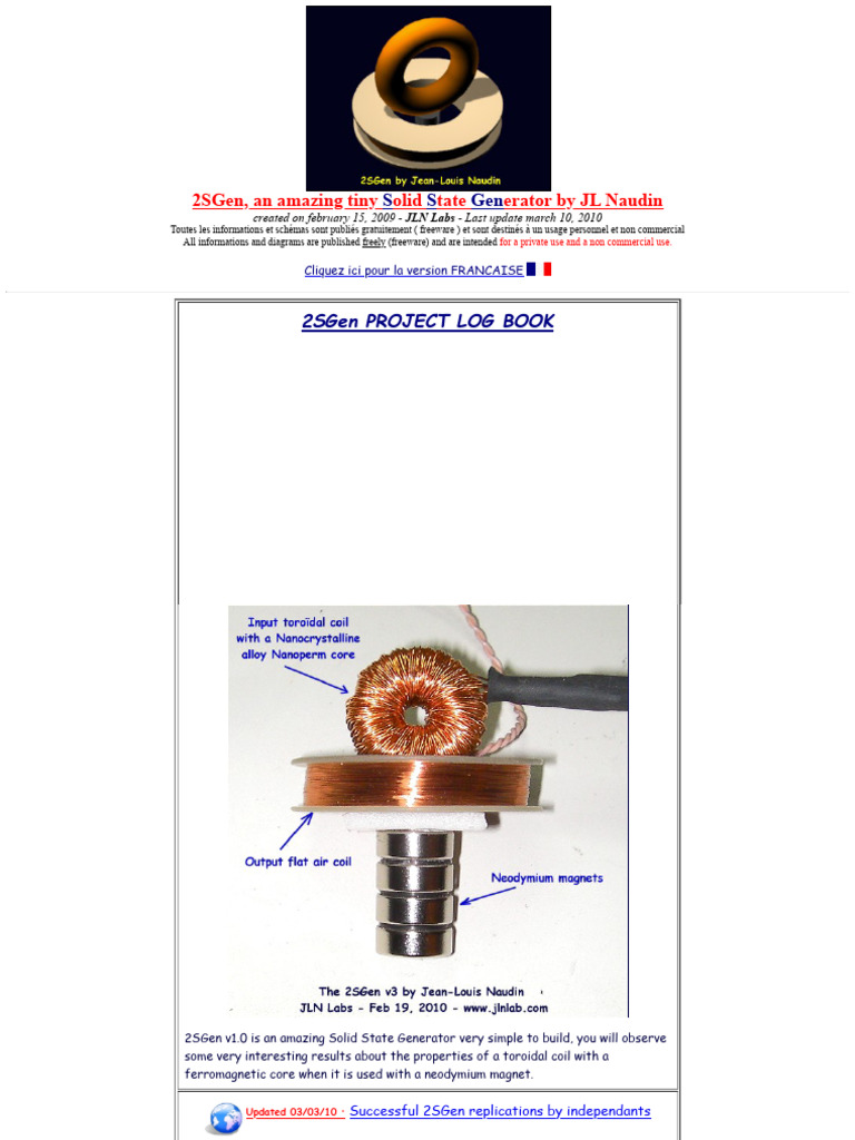 2SGen: Solid State Generator Insights | PDF | Inductor | Electronic ...