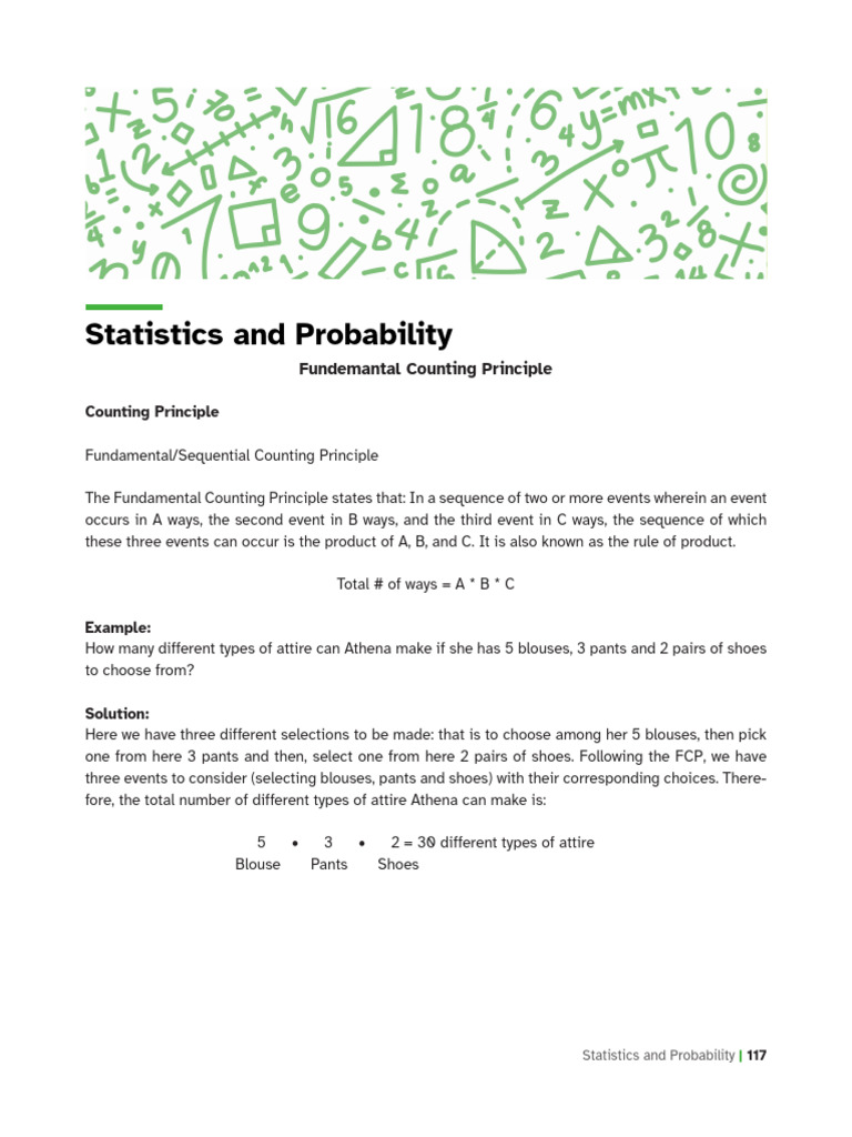 Fundamental Counting Principles Explained | PDF | Probability | Sequence