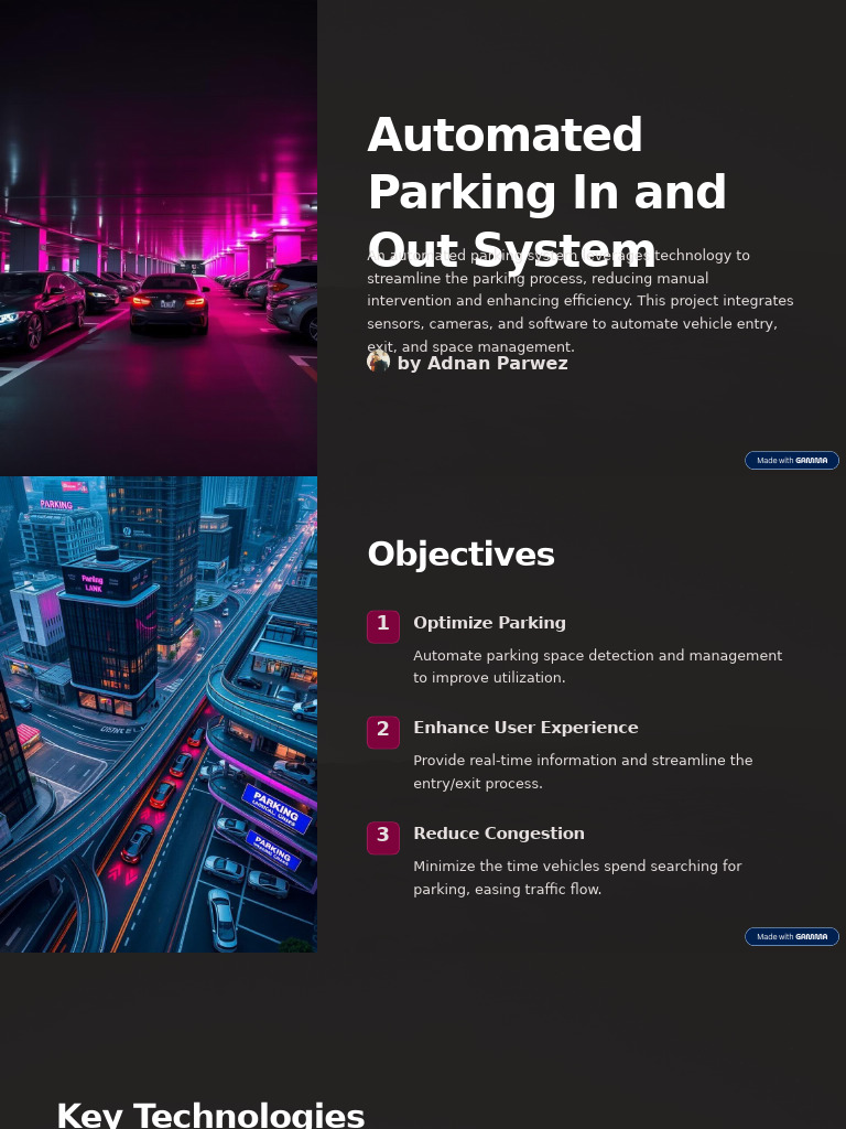 Automated In-Out Parking System | PDF | Internet Of Things | Parking