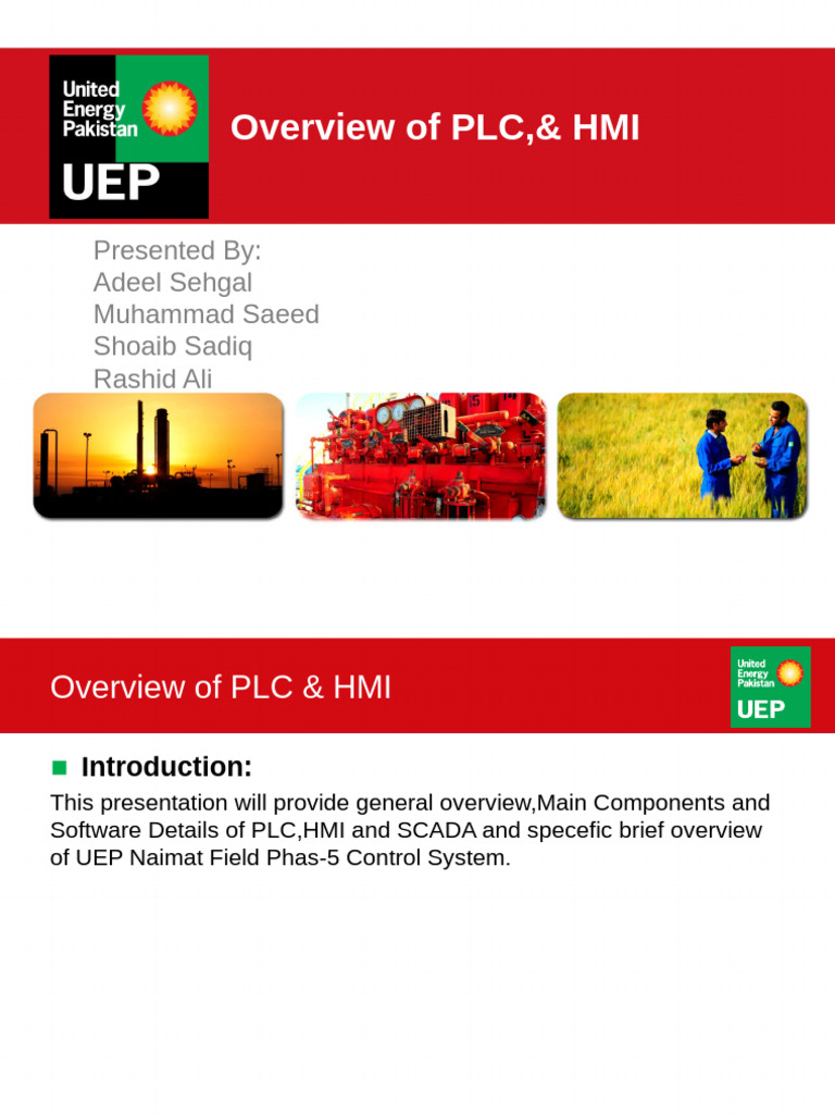 PLC & HMI Overview and Components | PDF | Programmable Logic Controller ...