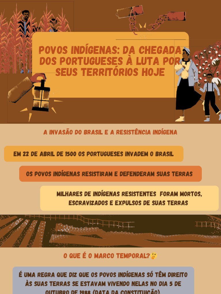 Resistência Indígena e Escravidão no Brasil | PDF