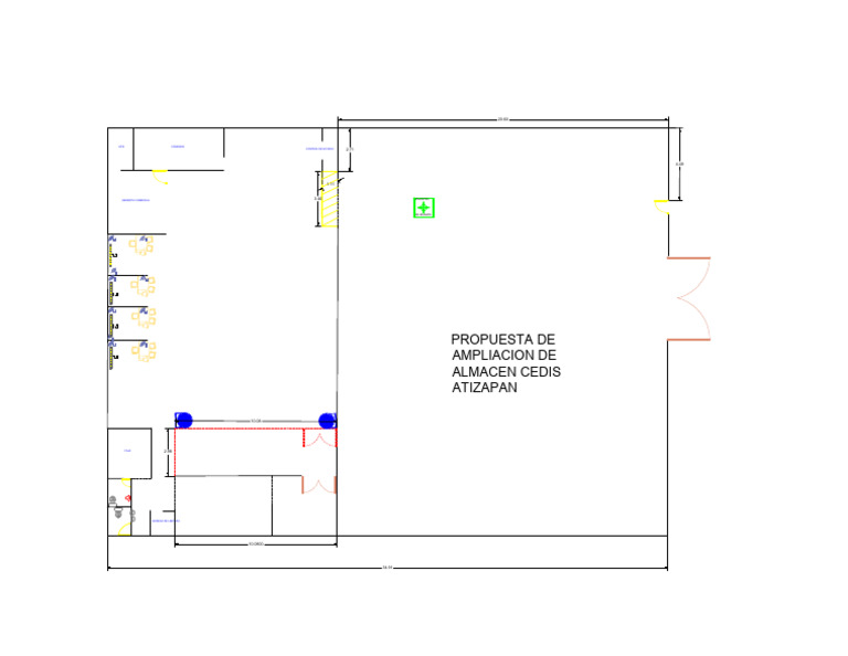 Layout Ampliacion Cedis Atizapanl | PDF
