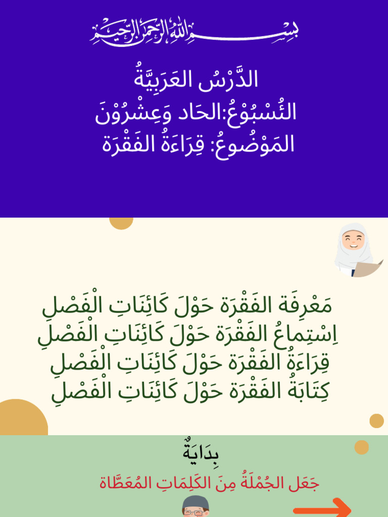 Arabic LG Week 21 Lesson 21 | PDF