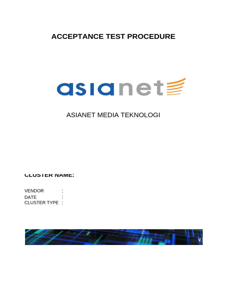 07 AsiaNet ATP Form Template v1 | PDF