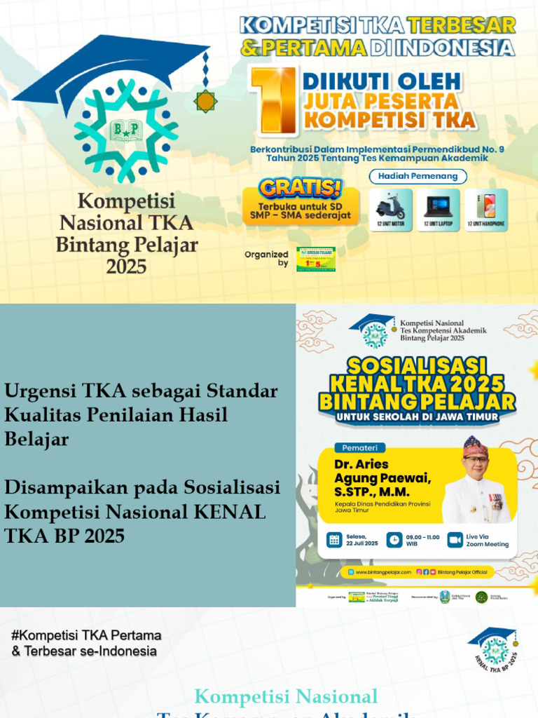 Kompetisi Nasional KENAL TKA BP 2025 | PDF