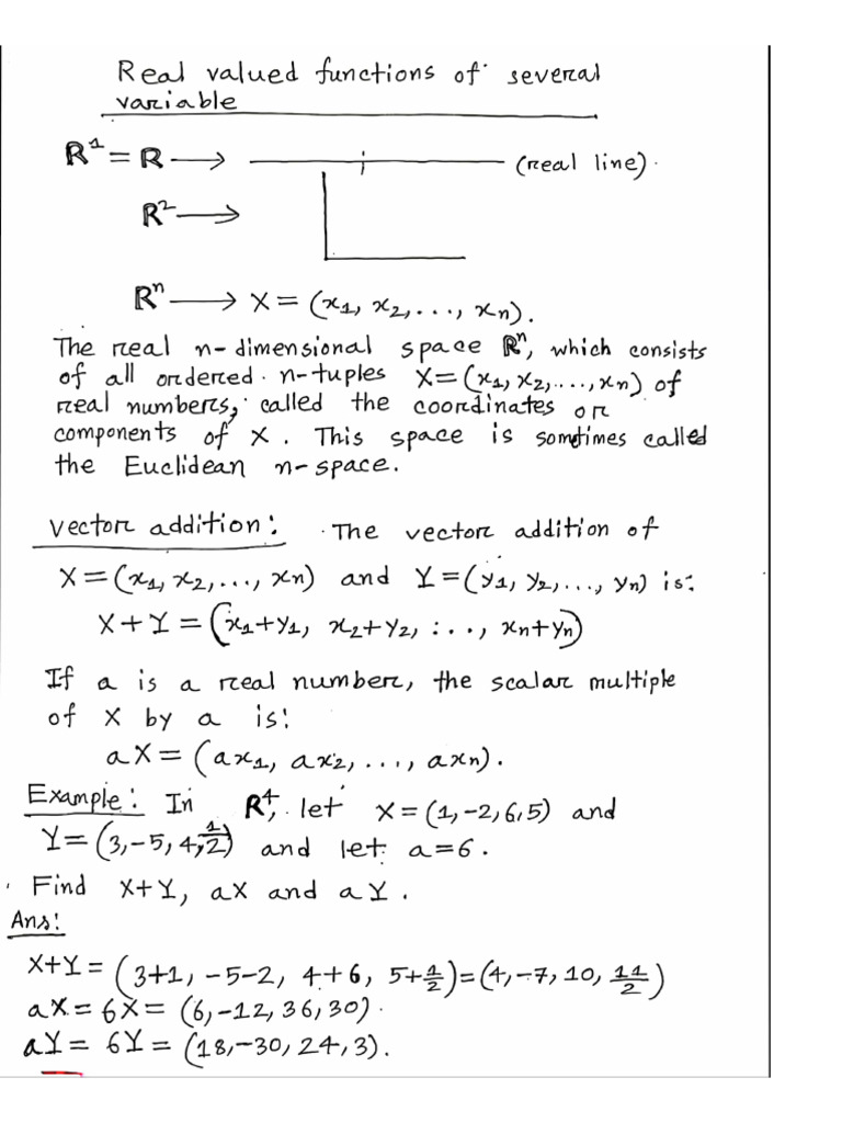 Real Valued Functions, Parametric Equation, Limit Continuity, Multiple ...