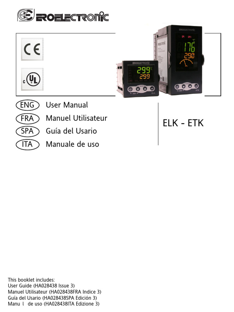 ELK ETK User Manual and Installation Guide | PDF | Relay | Electric Power