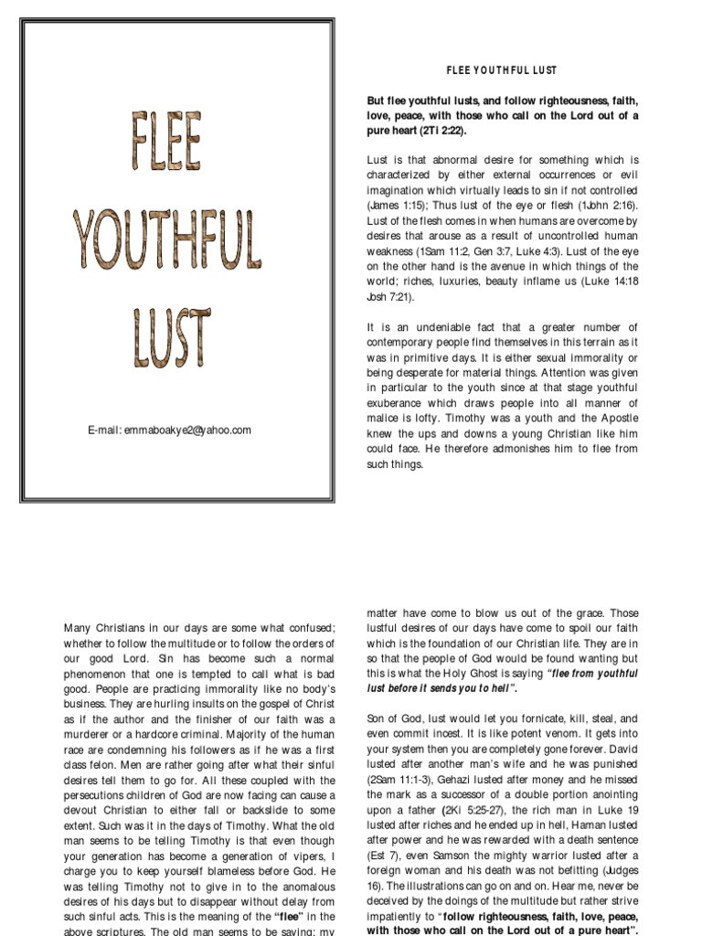 But Flee Youthful Lusts pdf2 PDF Lust Theology