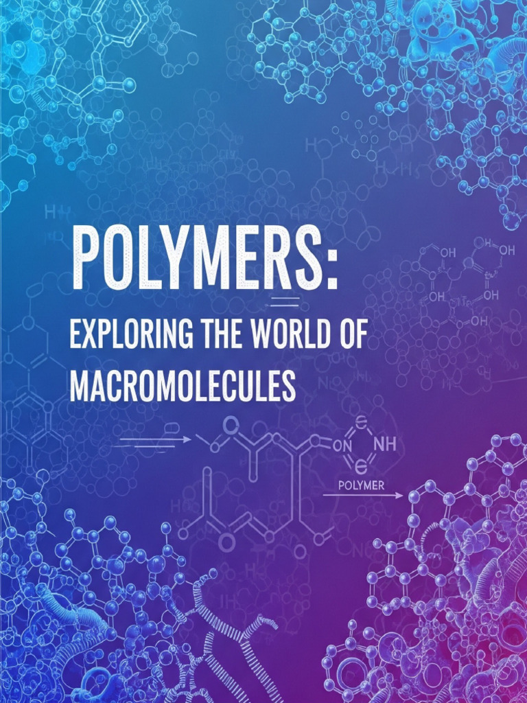 Polymer Chemistry Overview and Insights | PDF | Polymers | Polyethylene