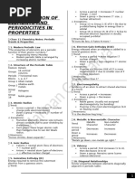 Periodic Table Exceptions Class 11 | PDF