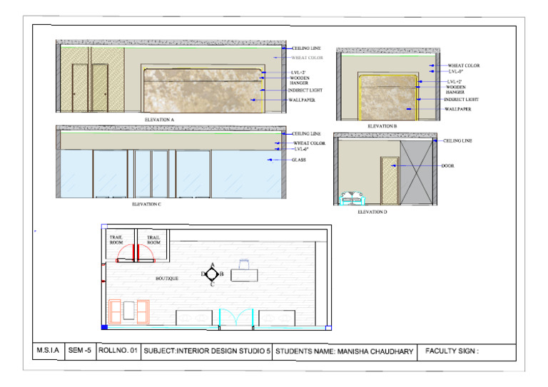 Interior Design Studio Project 5 | PDF