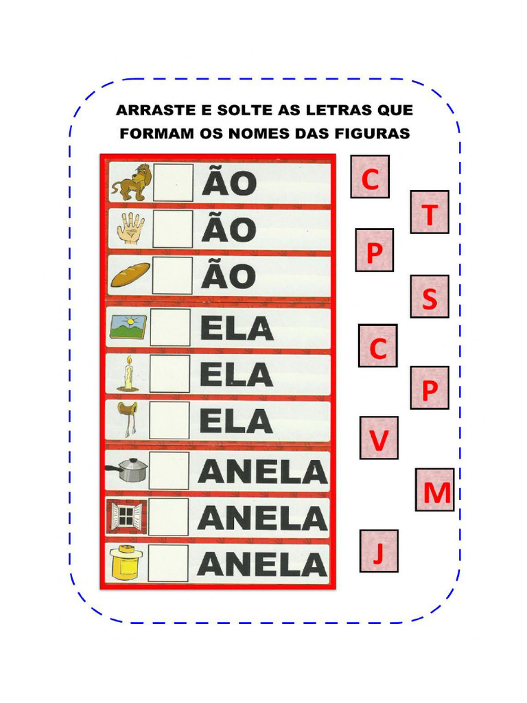 Letras Que Formam | PDF