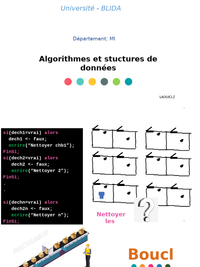 Algorithmes et Boucles en Programmation | PDF | Structure de contrôle ...