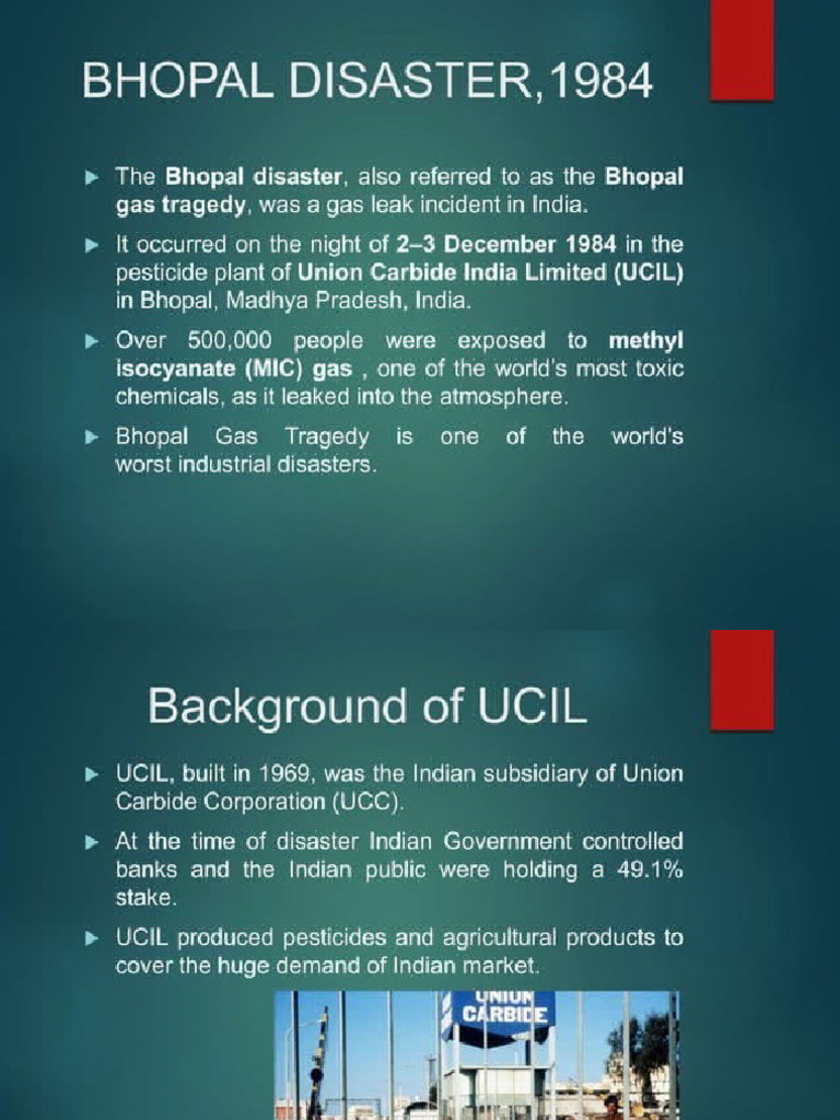 Bhopal Gas Tragedy | PDF