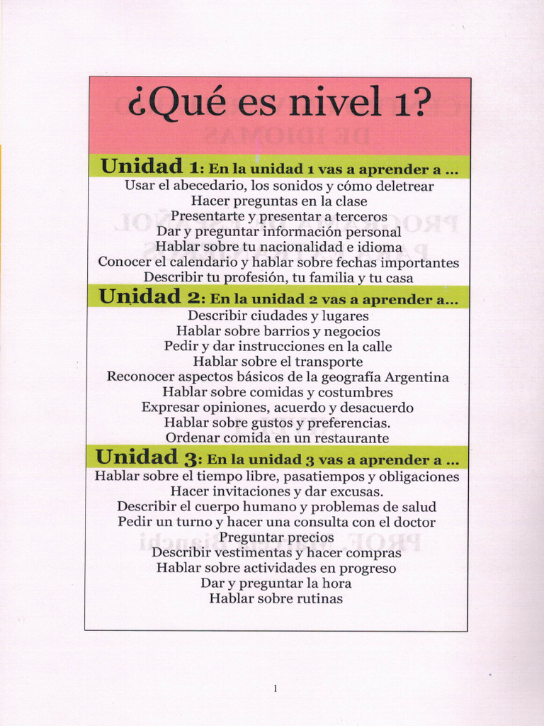 Libro 1 | PDF