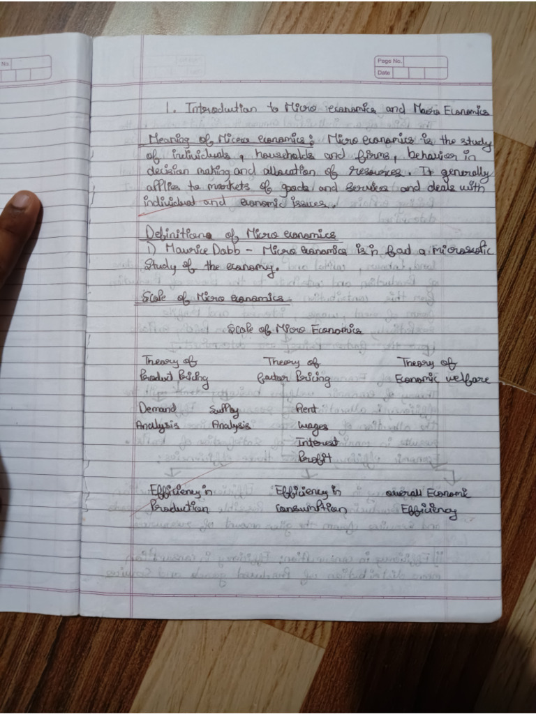 Eco 1st and 2nd Chapter Notes | PDF