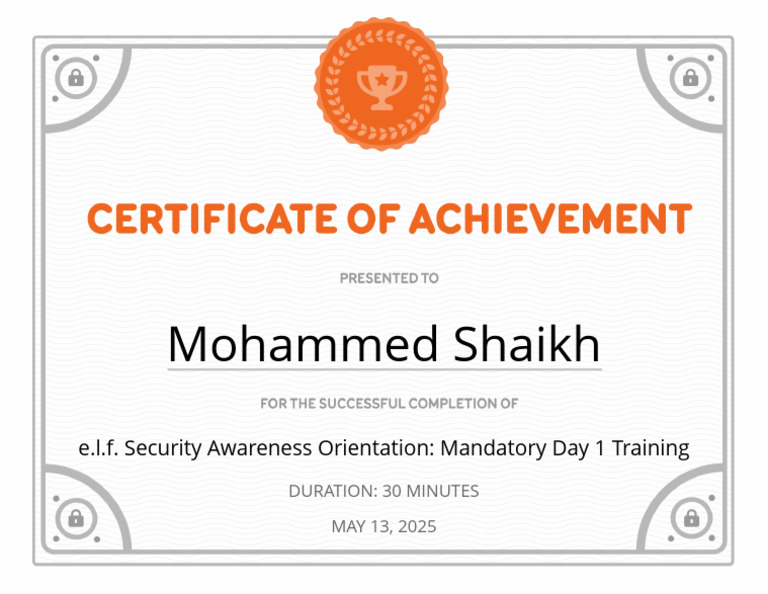 Course Completion Certificate Pdf