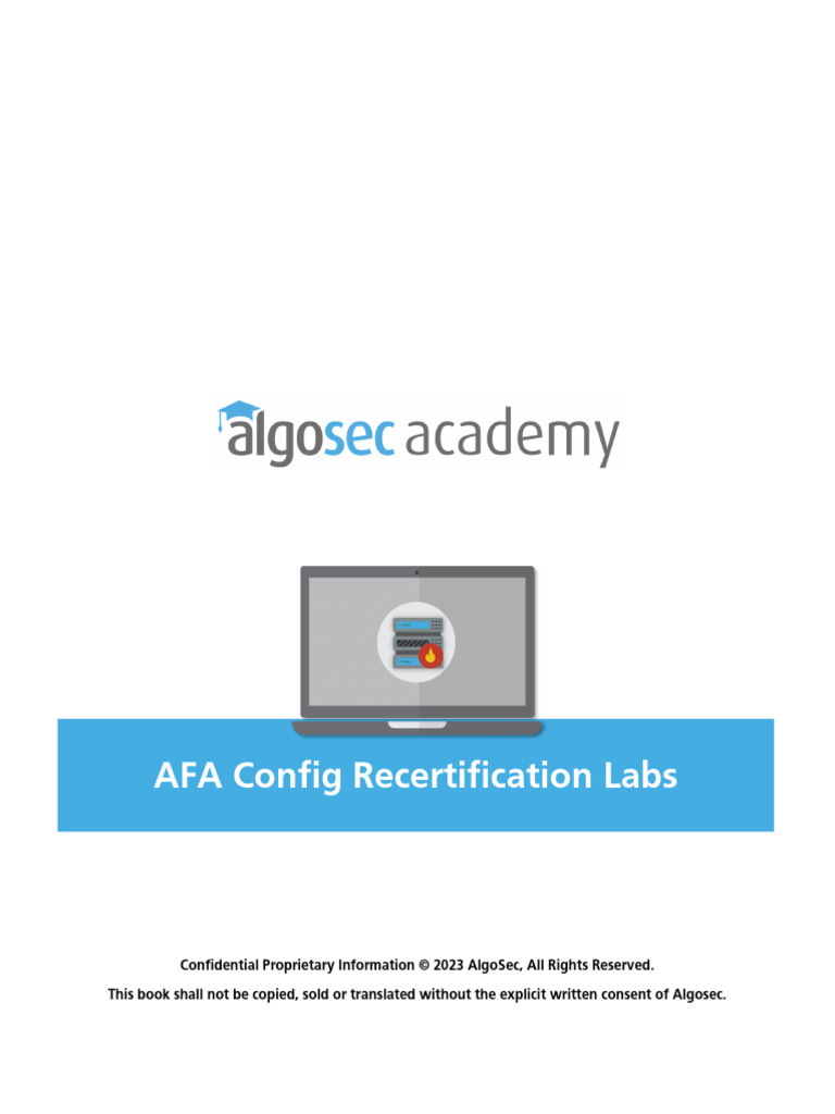 AFA Config Recertification Labs Guide | PDF | Command Line Interface ...