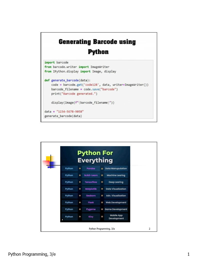 Python Programming Guide, 3rd Edition | PDF