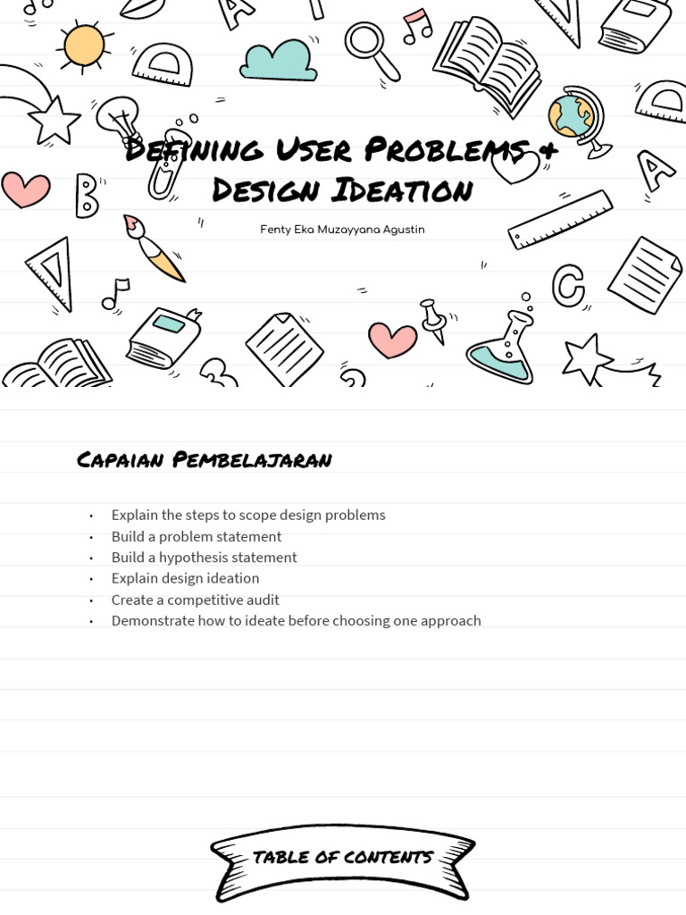 User Problem Definition & Design Ideation | PDF | Design Thinking ...