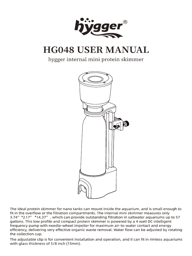 Hygger 048 User Manual | PDF