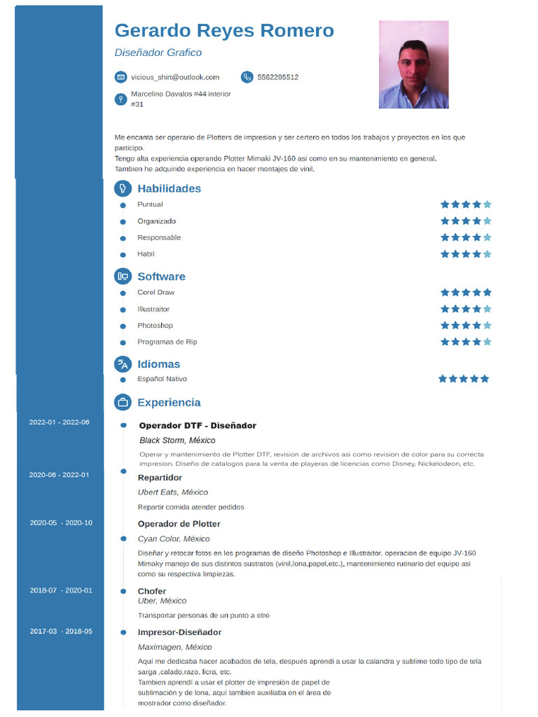 Reyes CV | PDF