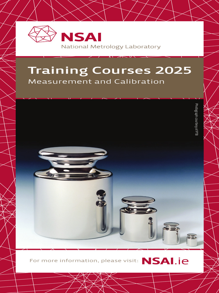 NSAI Training Leaflet 2025 - Shortened | PDF | Calibration | Accuracy ...