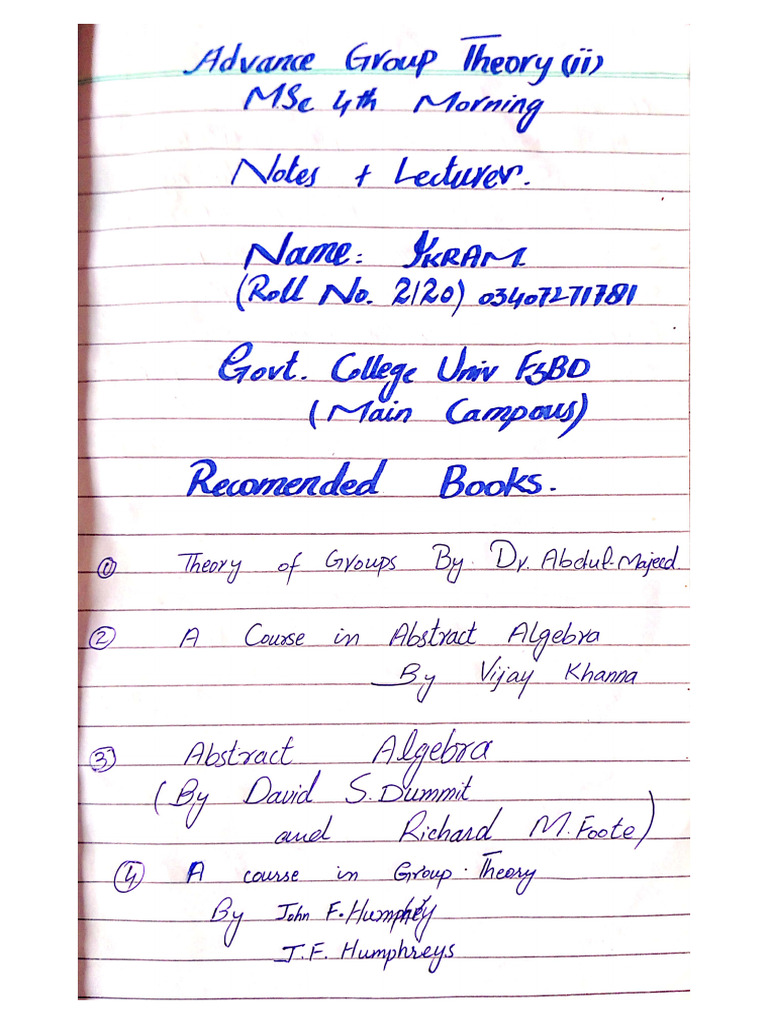 Agt II Notes by Ikram Before Mids | PDF