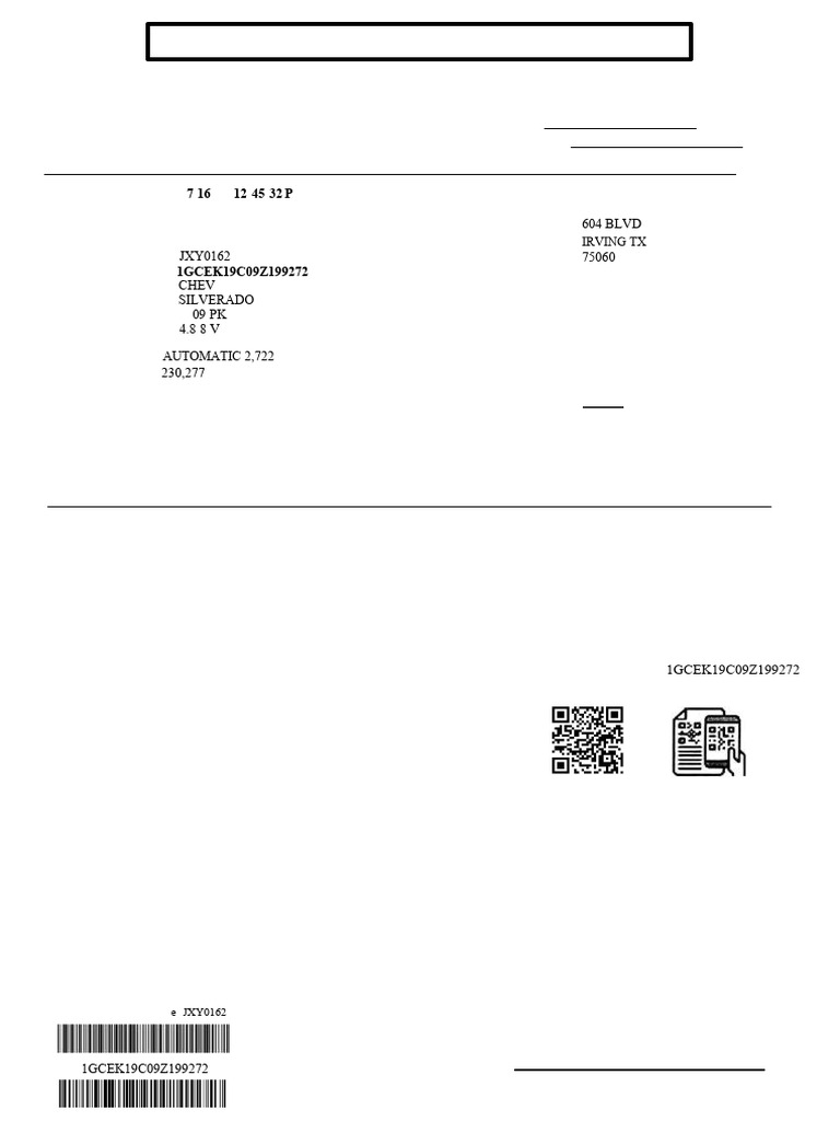 Texas Vehicle Inspection Report | PDF | National Highway Traffic Safety ...