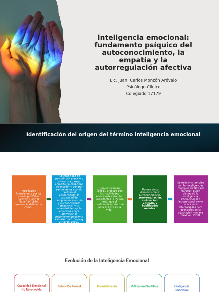 Inteligencia Emocional SEMANA 5 | PDF | Las emociones | Inteligencia ...