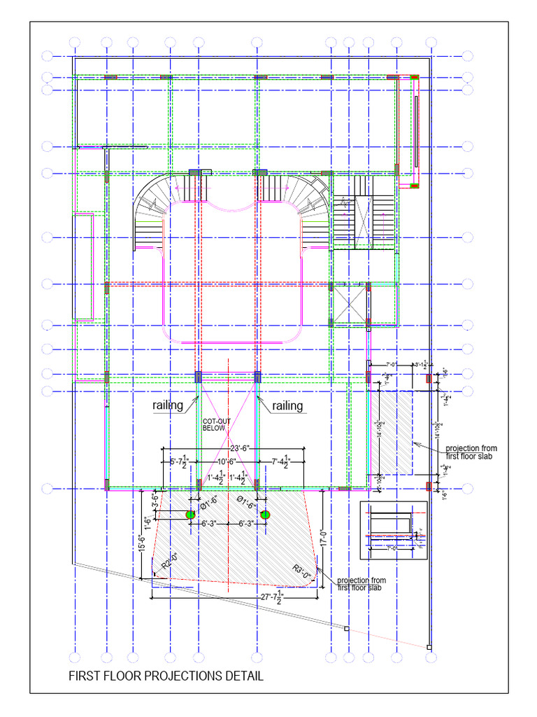 First Floor Projections Detail | PDF