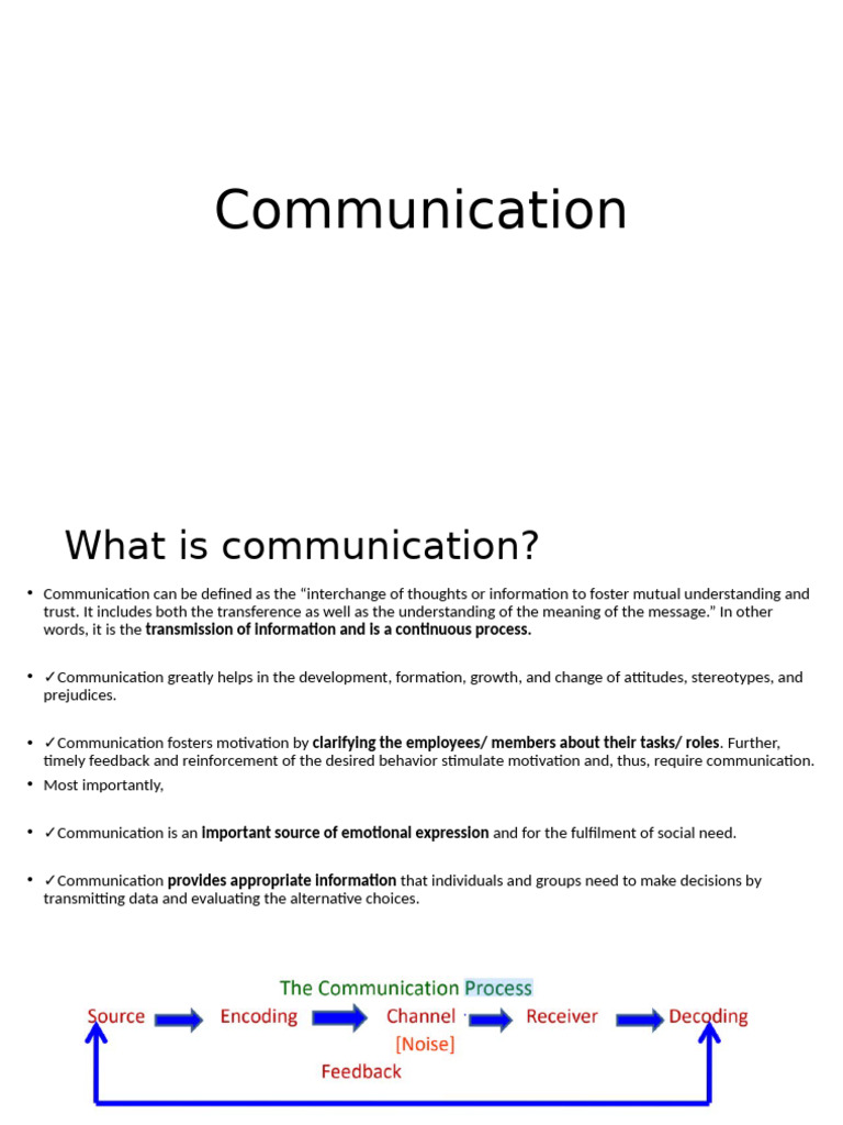 Understanding Communication Basics | PDF | Nonverbal Communication ...