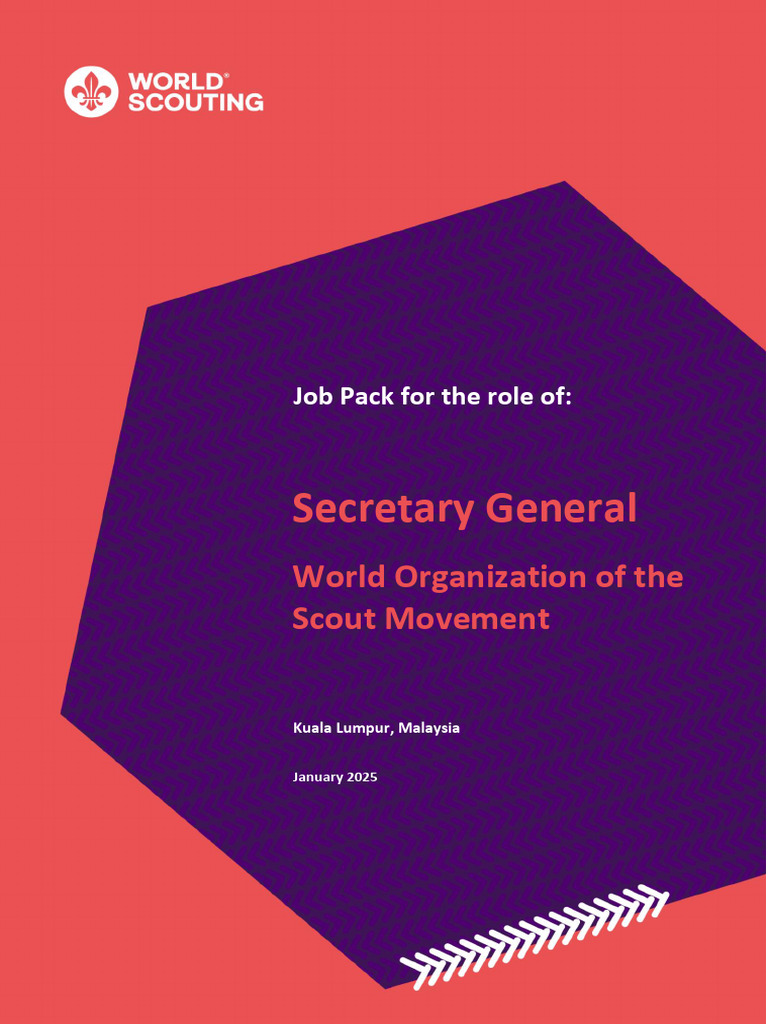 Secretary General Job Pack en Updated | PDF | Leadership | Social ...