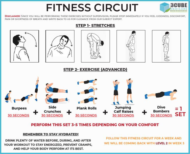 Fitness Circuit - Advanced 1 | PDF