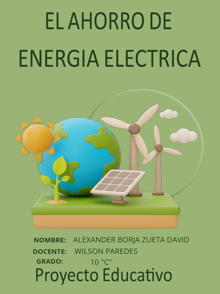 Ahorro de Energía Eléctrica para Niños | PDF | Uso eficiente de energía ...