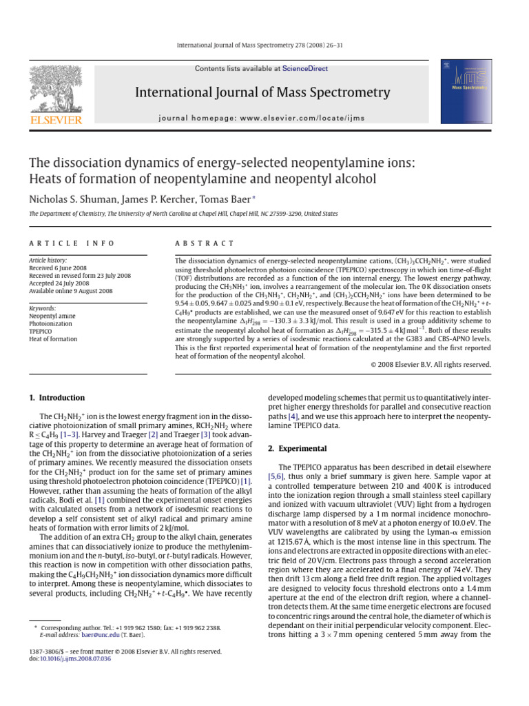 10 1016@j Ijms 2008 07 036 | PDF | Time Of Flight Mass Spectrometry ...