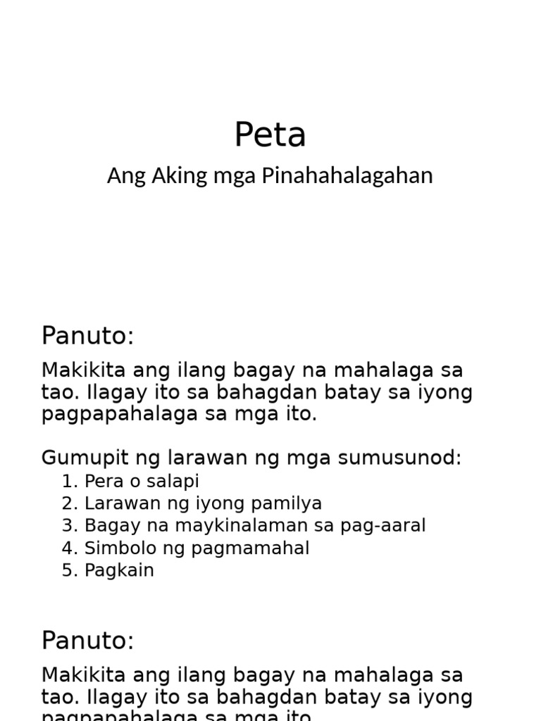 Peta | PDF