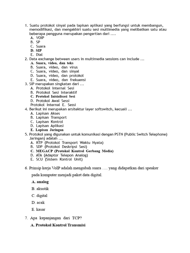 Konfigurasi Ekstensi VoIP dan SIP | PDF