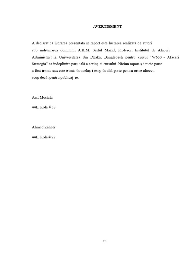 Analiza Incepta Pharma | PDF