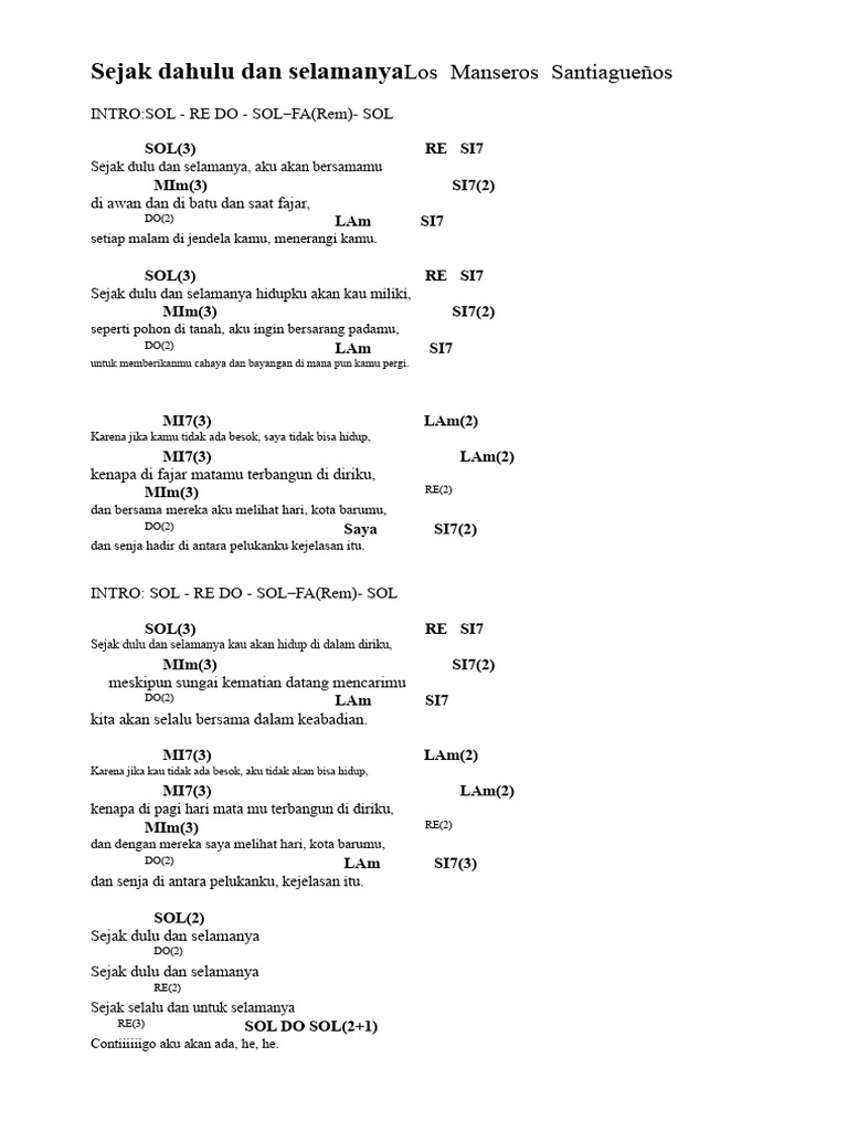 Selamanya Dan Untuk Selamanya | PDF
