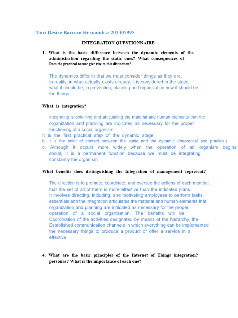 Integration and Management in Organizations | PDF | Employment | Salary